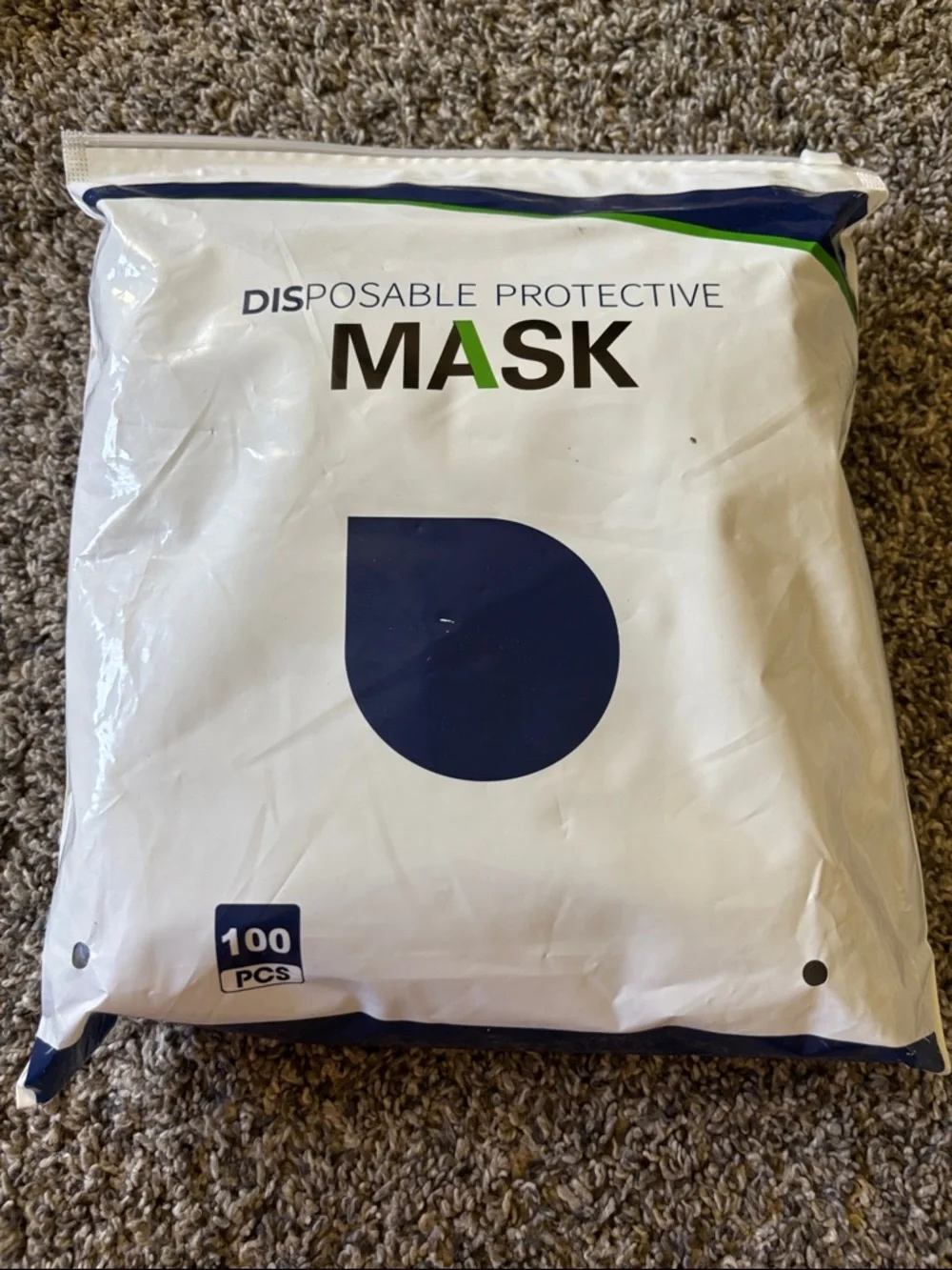 Disposable Protective Mask - Black (100 pcs)